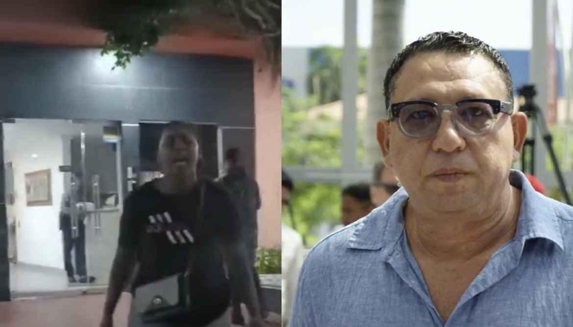 Mujeres reclaman frente a casa de Laureano Acuña por presunto incumplimiento en pago para compra de votos