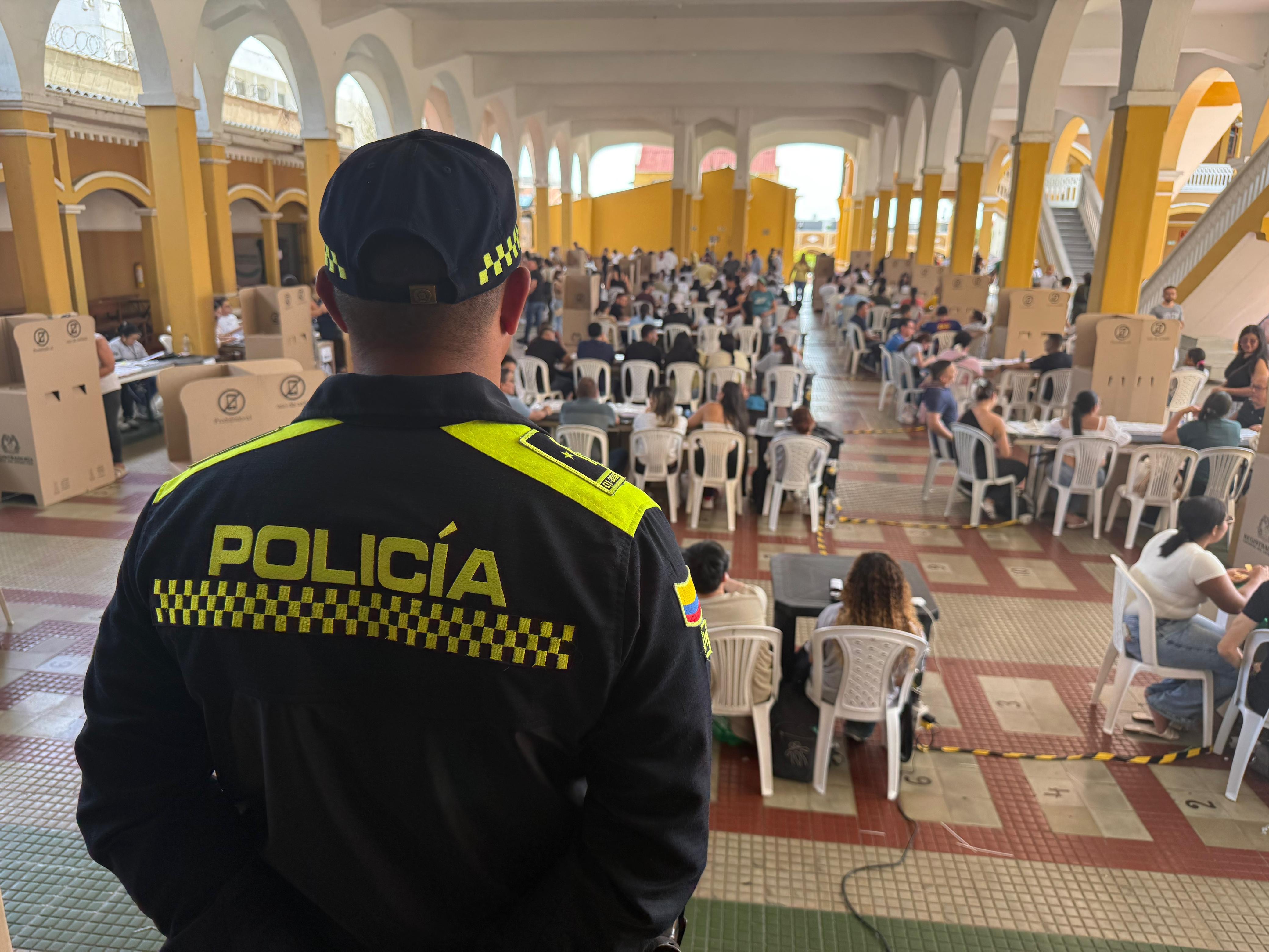 Policía reporta balance positivo tras jornada electoral en Barranquilla y su área metropolitana