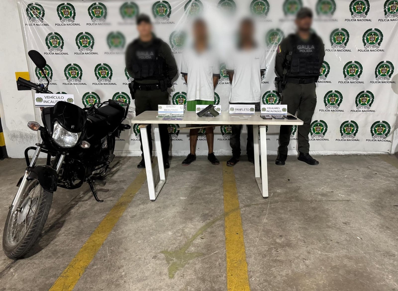 Desarticulan red de extorsión en Malambo: capturados dos hombres y una menor de edad