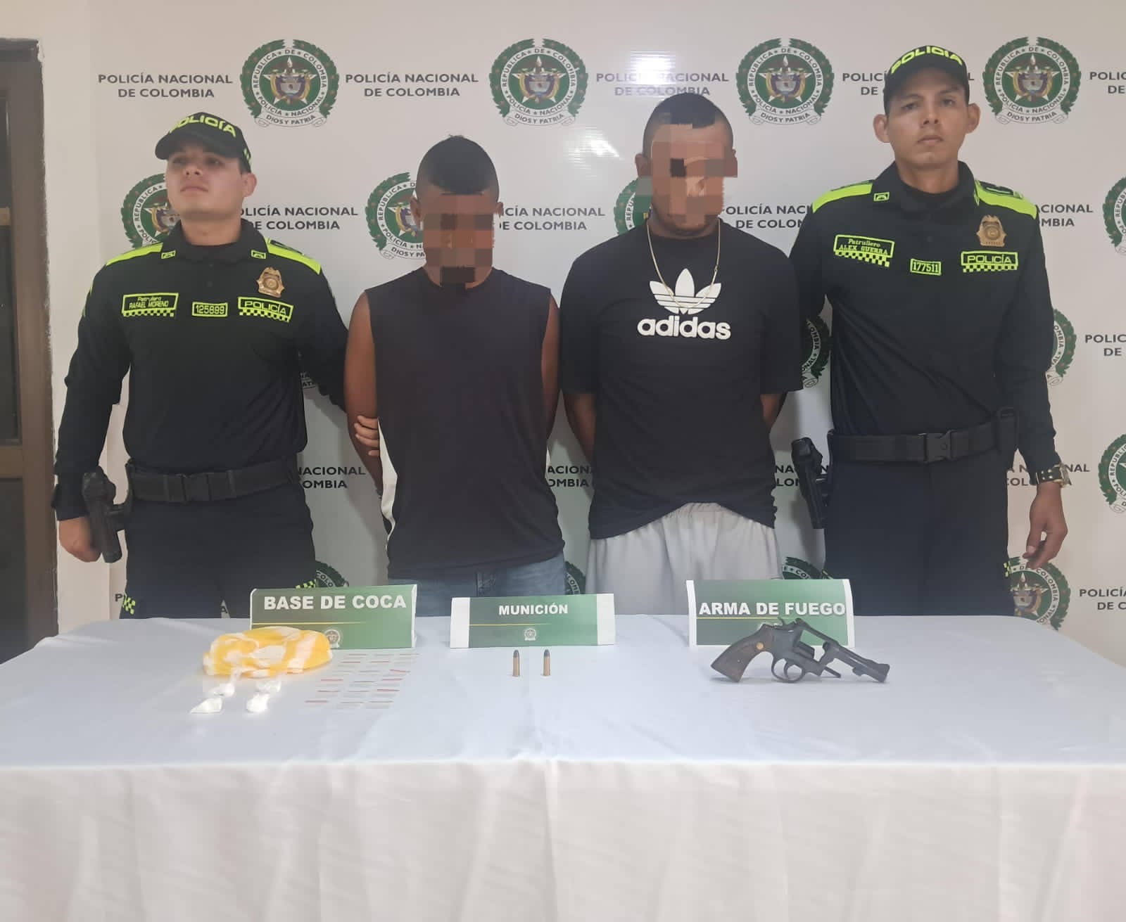 Capturados alias “Vira” y otro presunto dinamizador del microtráfico en Baranoa y Usiacurí