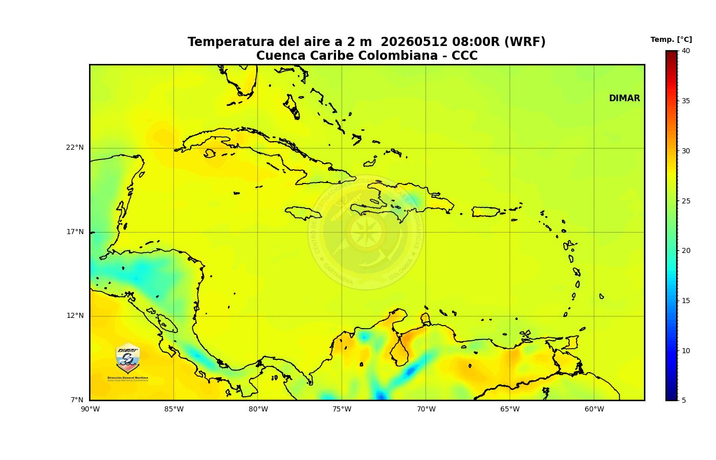 Caribe colombiano enfrenta intensa ola de calor por persistente tiempo seco