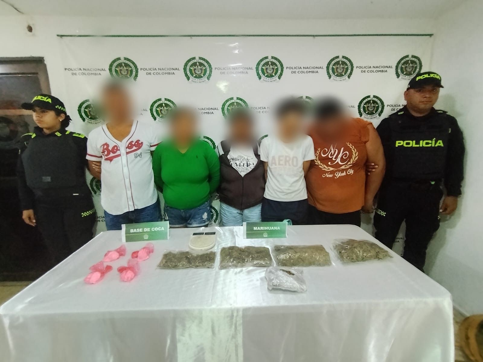 Capturan a cinco presuntos integrantes de ‘Los Costeños’ en allanamientos en Juan de Acosta
