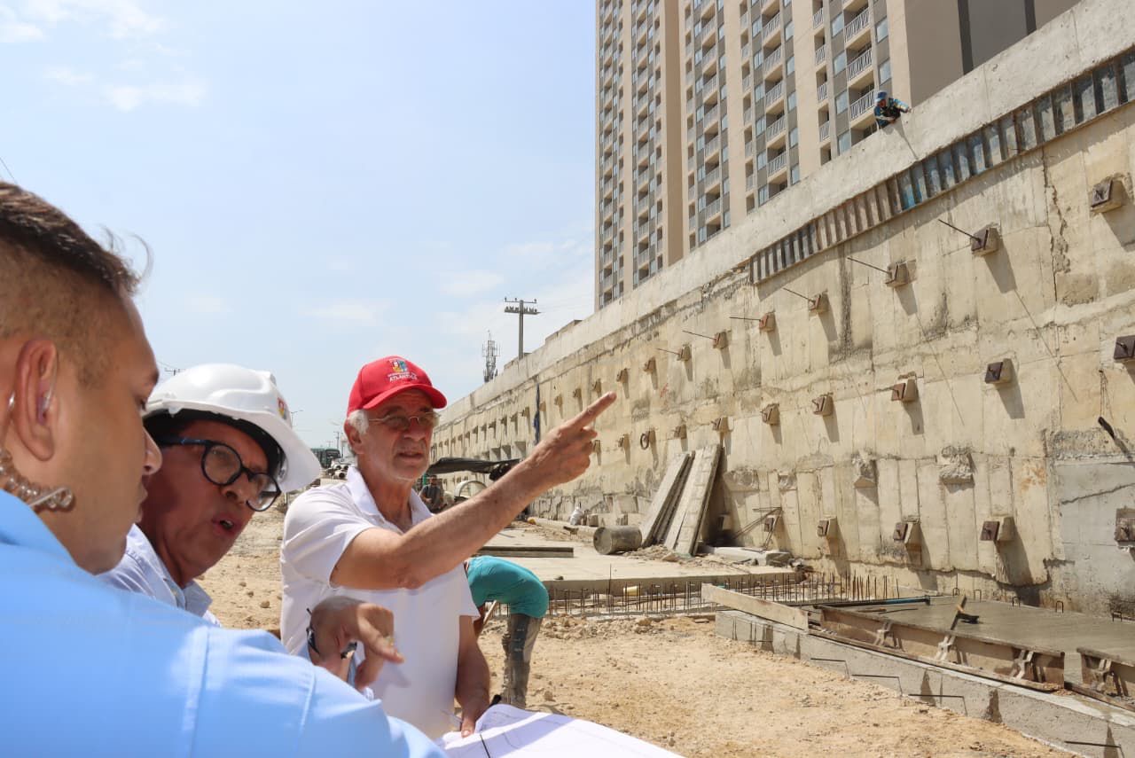 Gobernación reporta avances en obras hidráulicas y estructurales de la Gran Vía