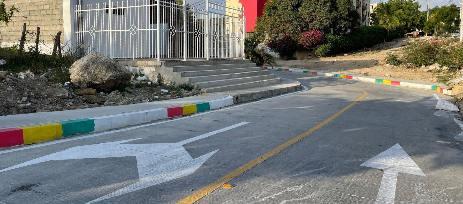 Alcaldía Distrital entregó 996 metros de vías renovadas en el barrio Campo Alegre