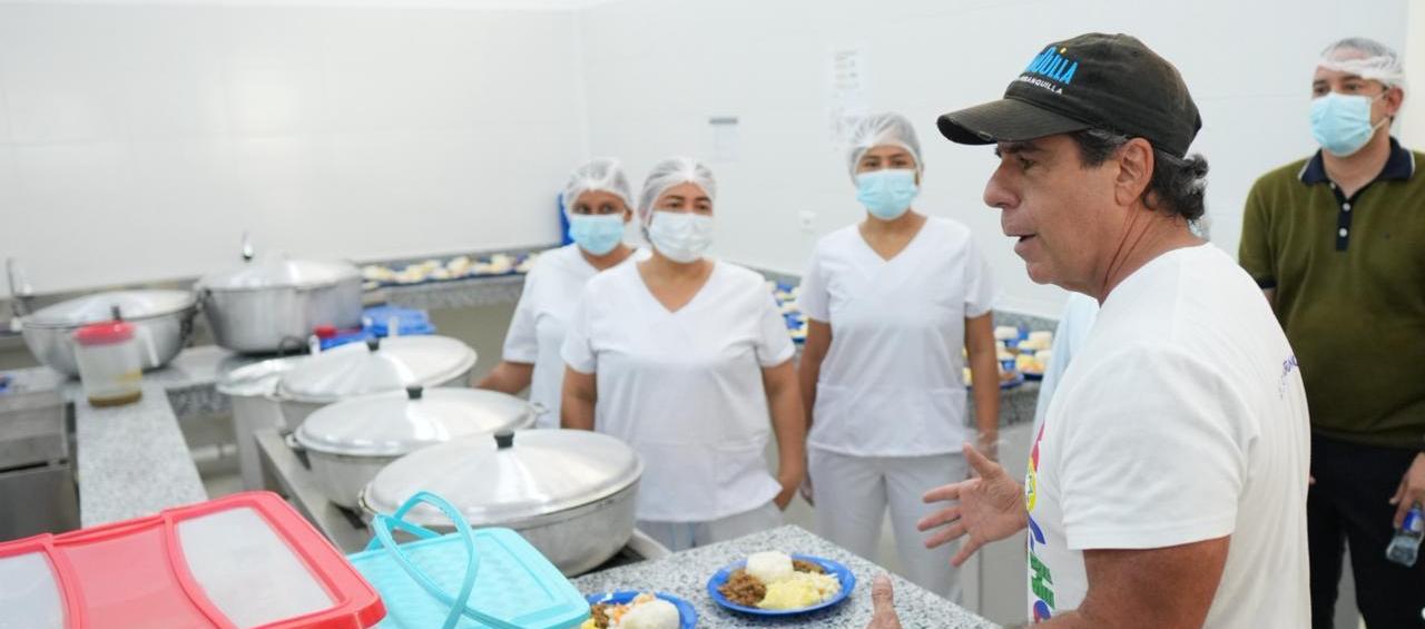 Char inaugura cocina-comedor en la IED Santa Magdalena Sofía y destaca entrega de obras en Barranquilla