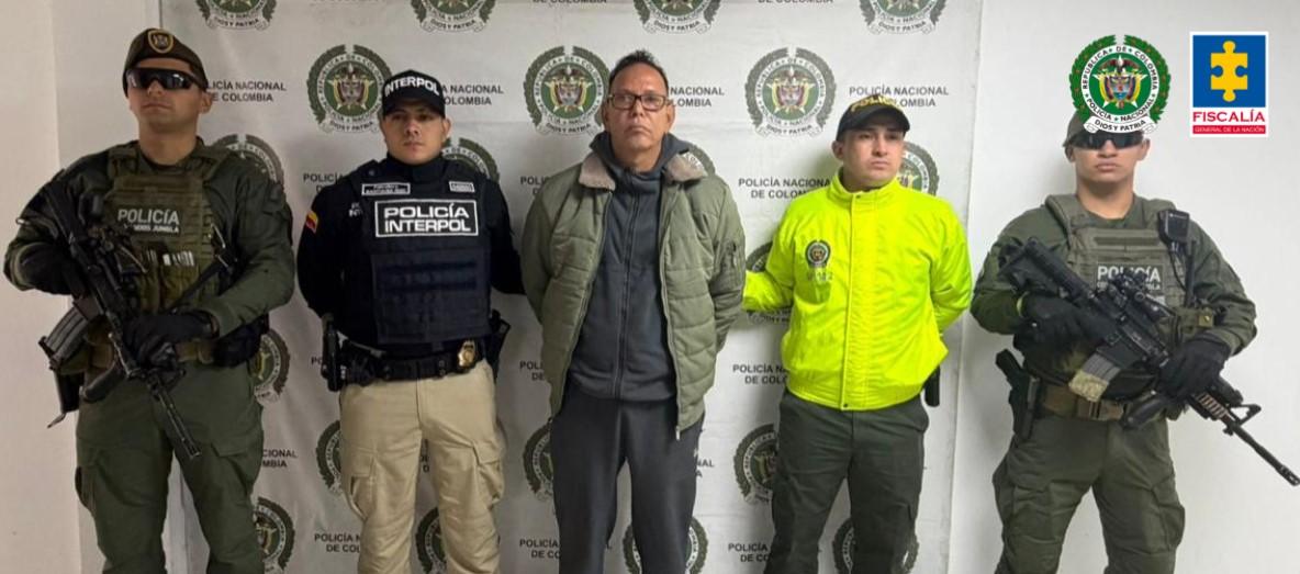 Capturan en Bogotá a ciudadano neerlandés buscado por Interpol por narcotráfico