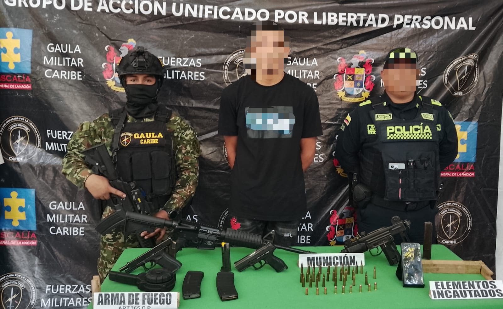 Gaula Militar Caribe reaccionó a atentado en Barranquilla y capturó a tres presuntos implicados