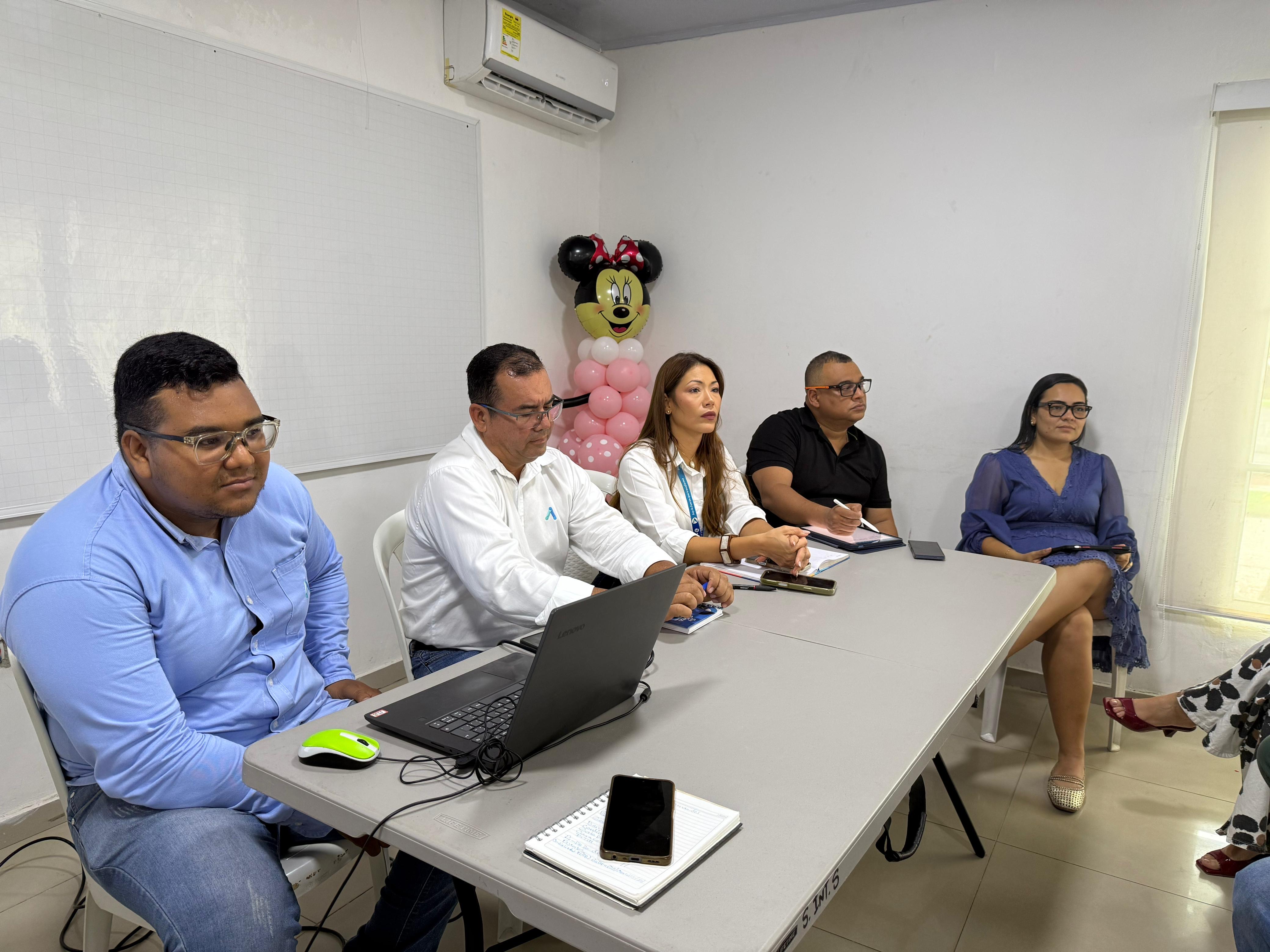 Air-e Intervenida lideró mesa de trabajo en Galapa para mejorar el servicio de energía