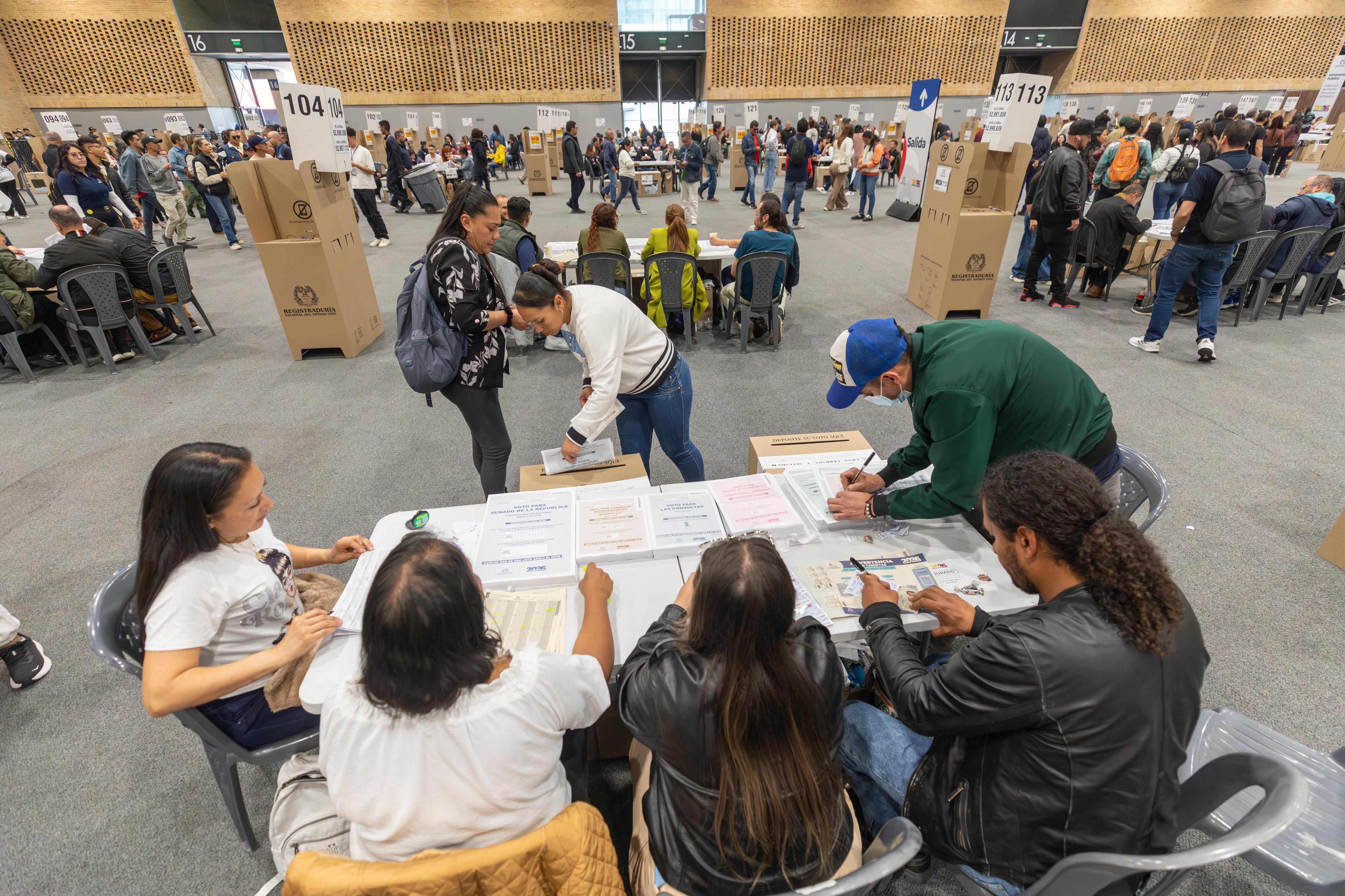 Más de 41 millones de colombianos están habilitados para votar en las presidenciales de 2026