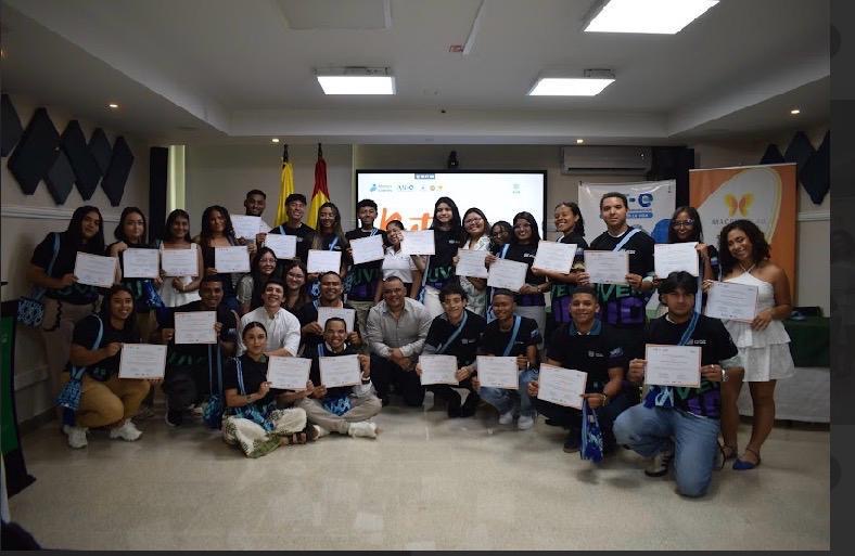 Jóvenes de Galapa se certifican como líderes para transformar sus comunidades