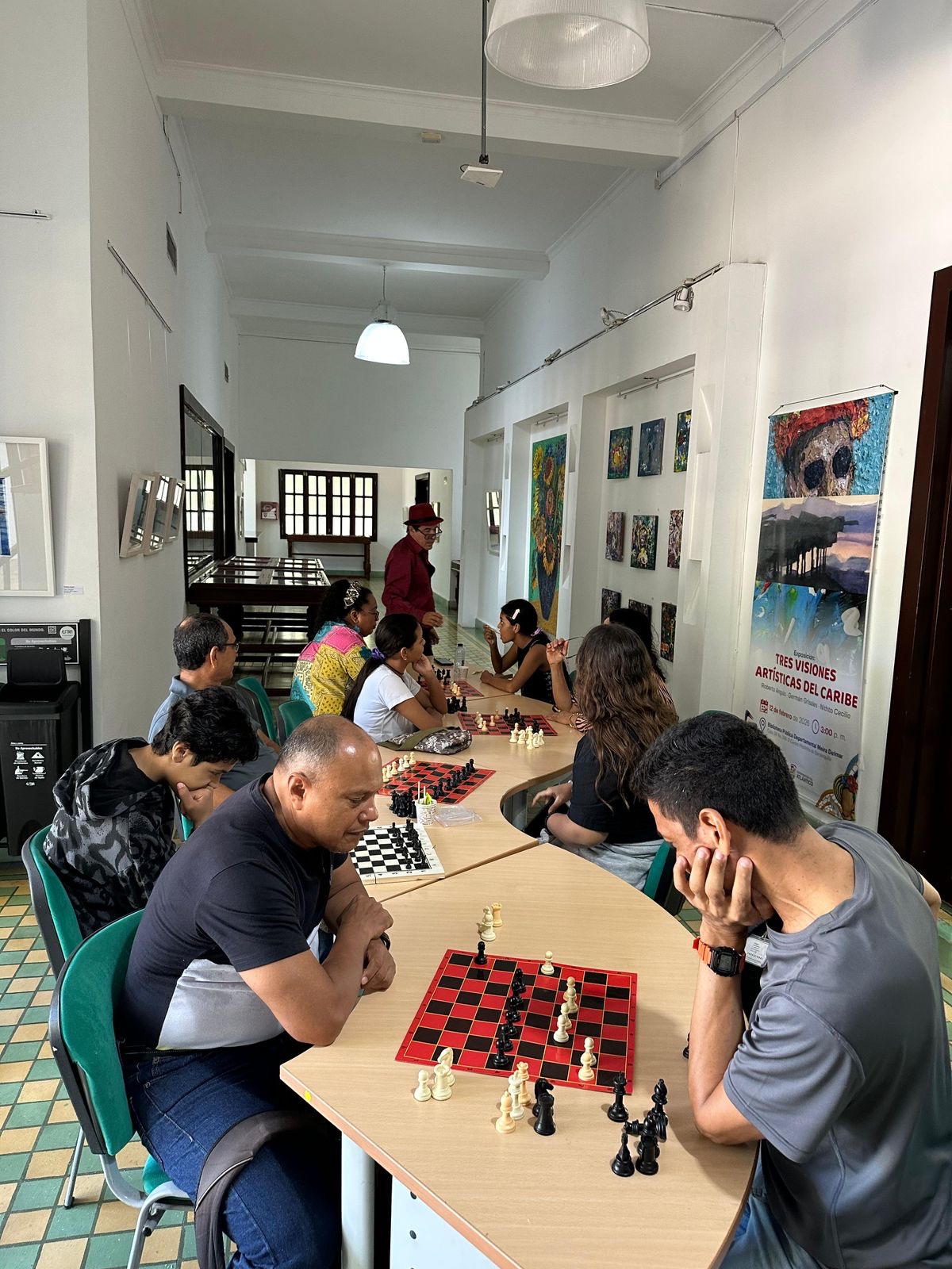 Biblioteca Meira Delmar volverá a ser escenario del ajedrez en el Atlántico