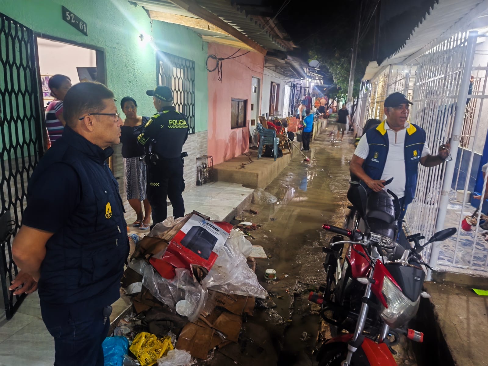 Alcaldesa de Soledad ordena evaluación de daños tras fuerte tormenta que afectó varios sectores del municipio