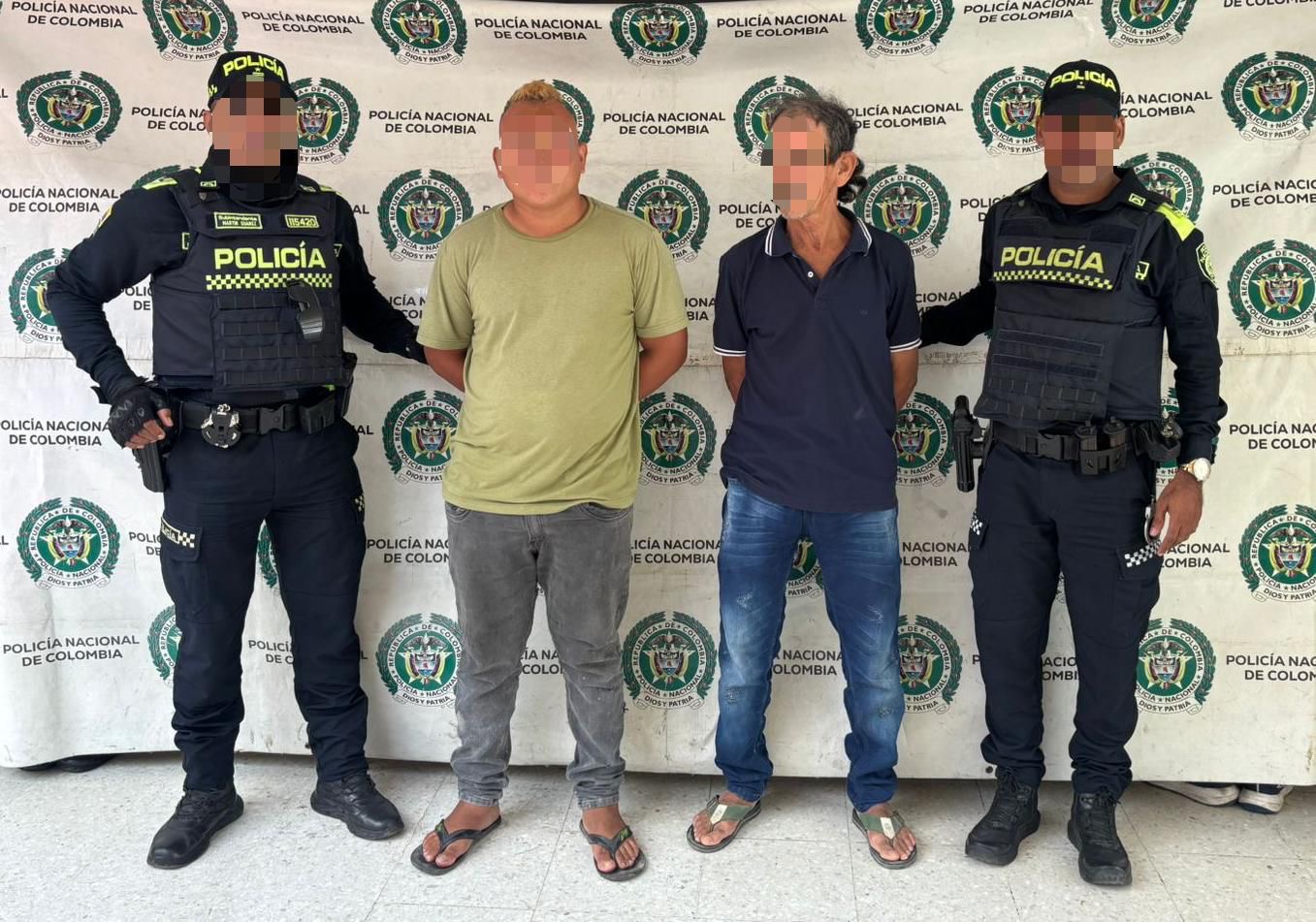 Capturan en Ciénaga a dos hombres por homicidio y porte ilegal de armas