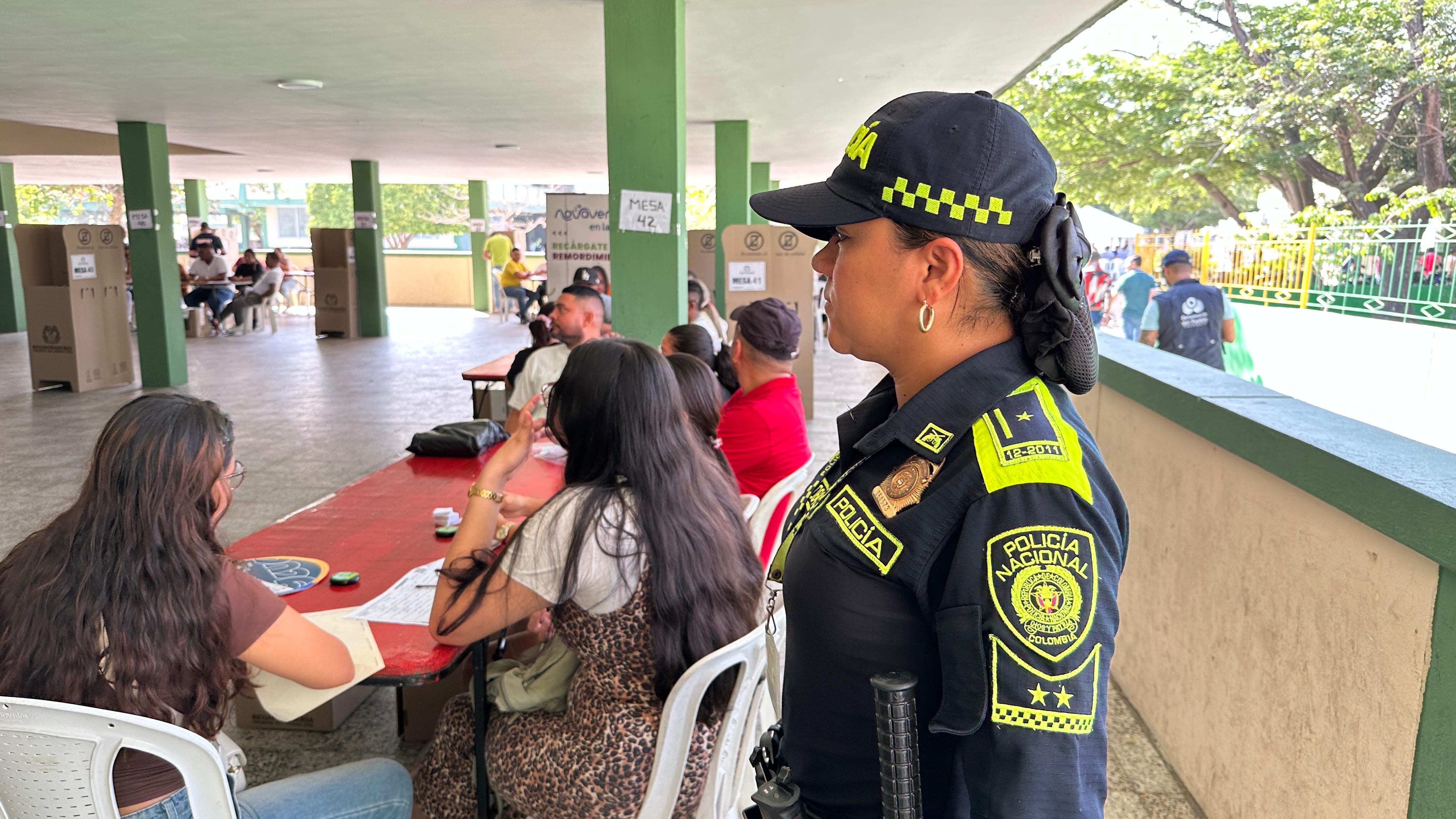 Más de 3.400 policías garantizarán la seguridad durante la jornada electoral en Barranquilla y su área metropolitana
