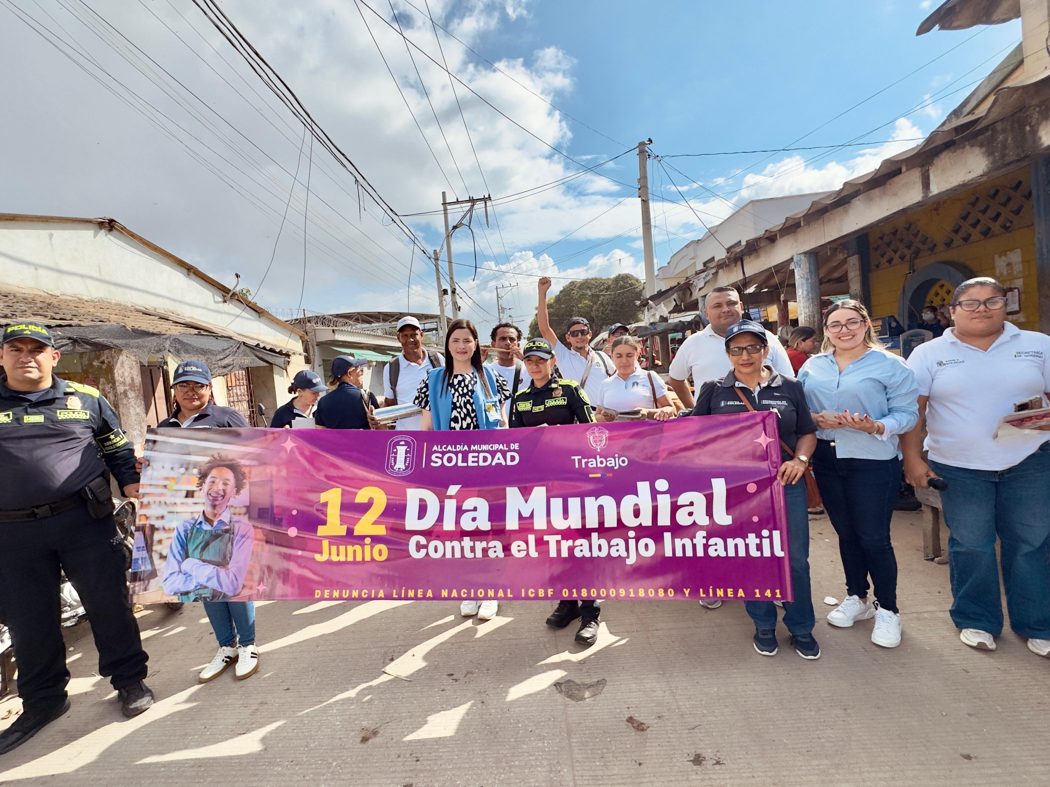 Soledad fortalece acciones para prevenir el trabajo infantil y proteger los derechos de la niñez