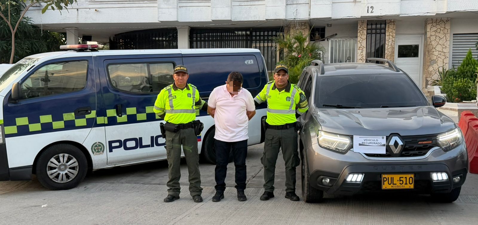 Capturan a hombre y recuperan camioneta reportada como hurtada en Sabanalarga
