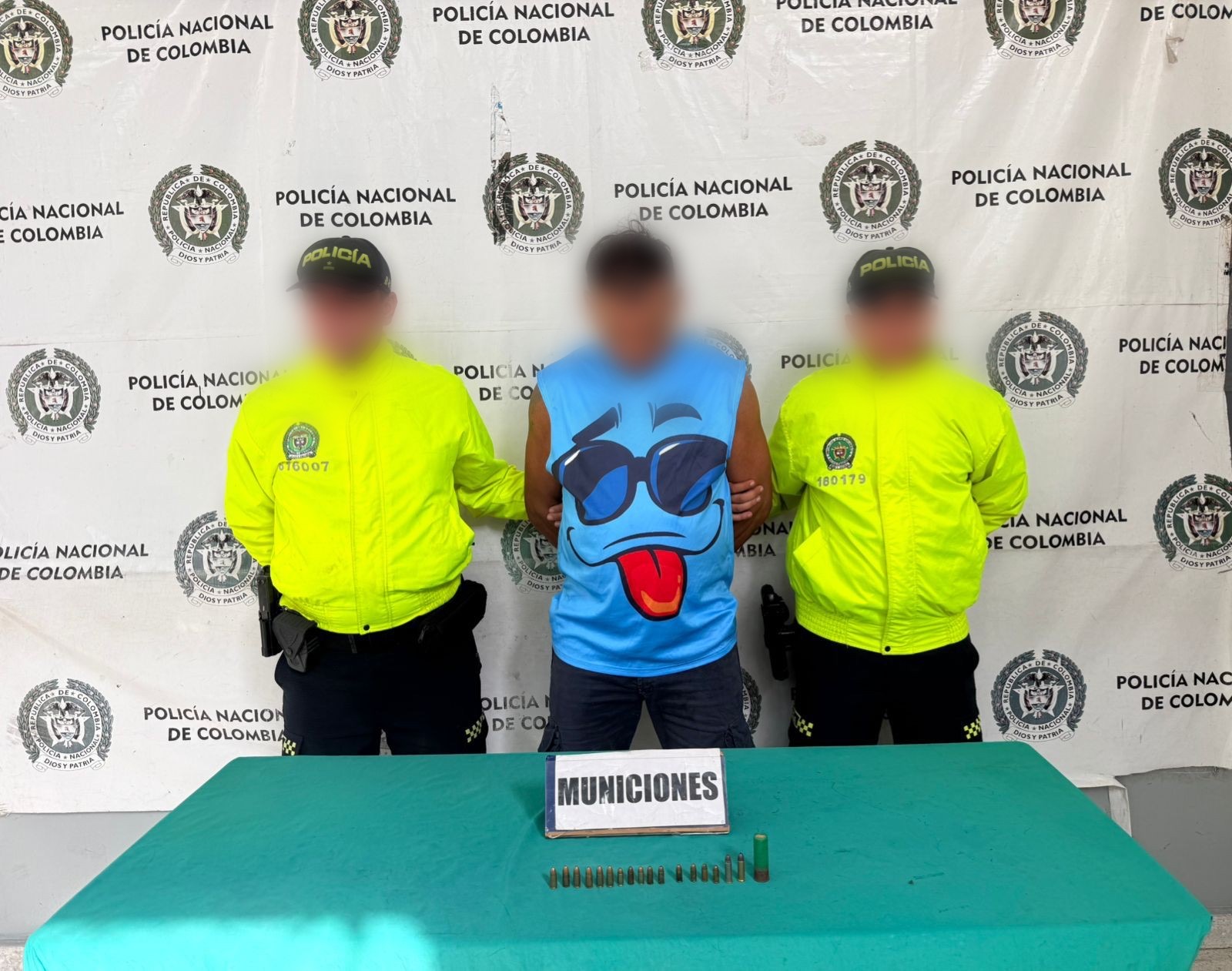 Capturan a hombre con munición de diferentes calibres durante allanamiento en Barranquilla