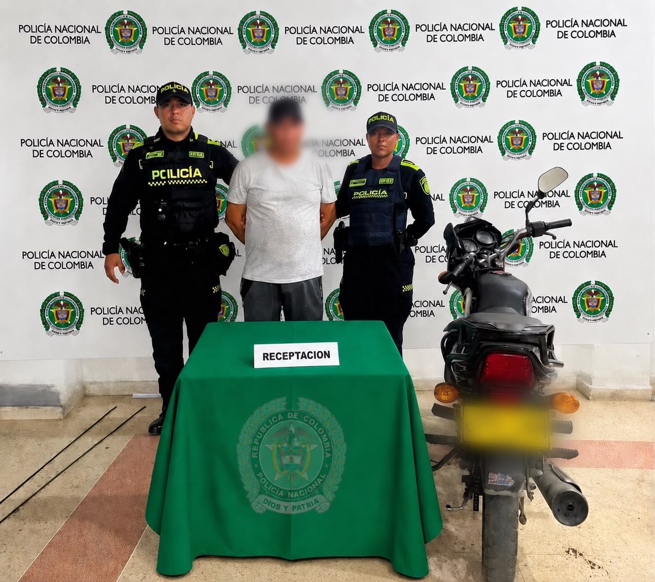 Capturan a una persona y recuperan motocicleta con reporte de hurto en Soledad