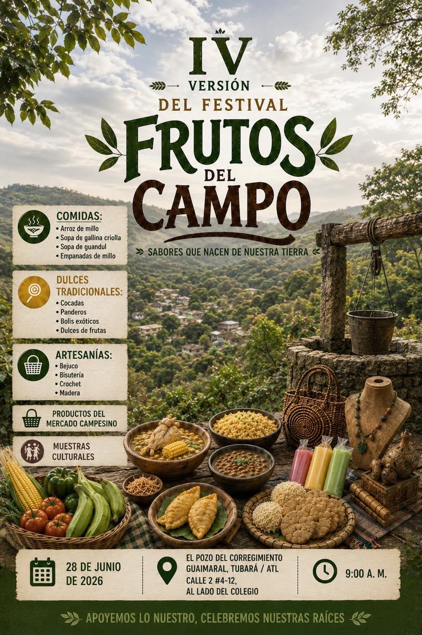 Guaimaral se alista para celebrar el IV Festival Frutos del Campo y exaltar las tradiciones campesinas