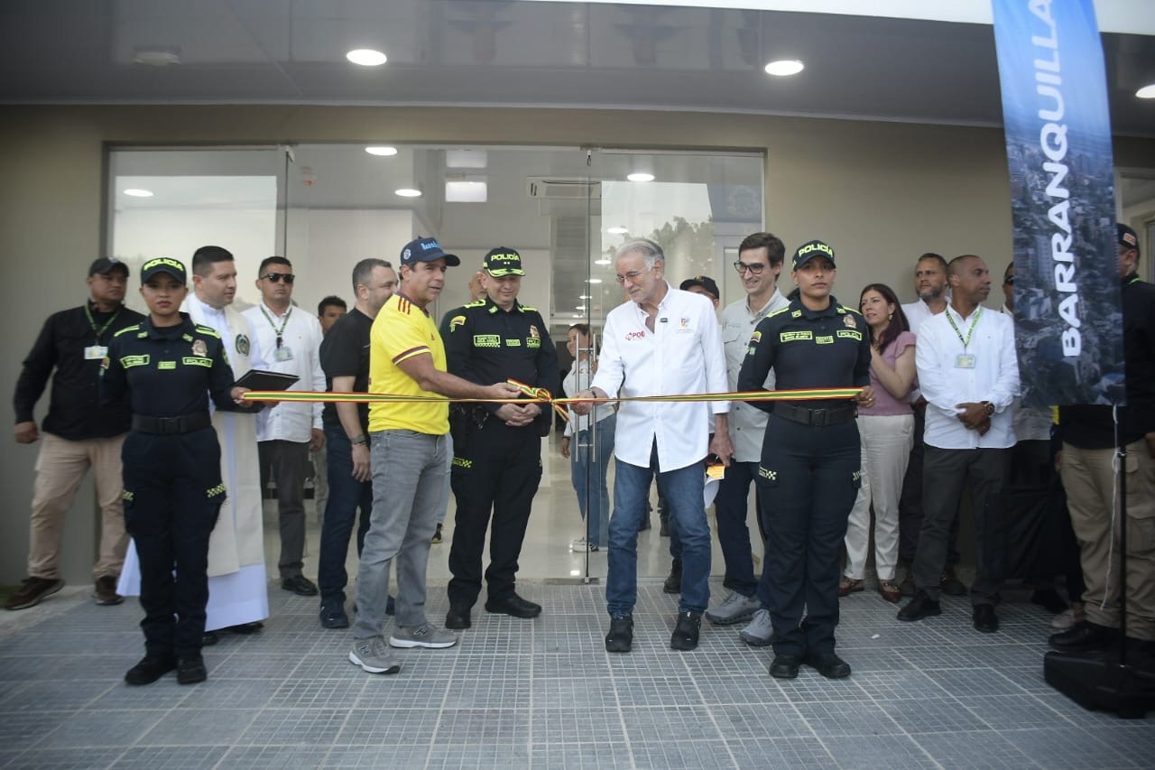 Con recursos de la Tasa de Seguridad, Gobernación y Alcaldía entregan nueva Estación de Policía en Rebolo