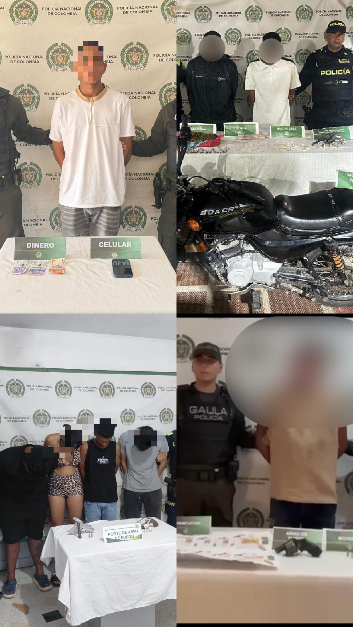 Contundentes resultados operacionales golpean estructuras criminales en el Atlántico