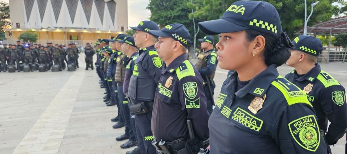 Policía despliega 1.200 uniformados para reforzar la seguridad durante el partido entre Colombia y Uzbekistán
