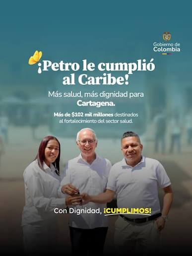 Más de $78.800 millones ha invertido el Gobierno nacional en el fortalecimiento de la salud en Cartagena