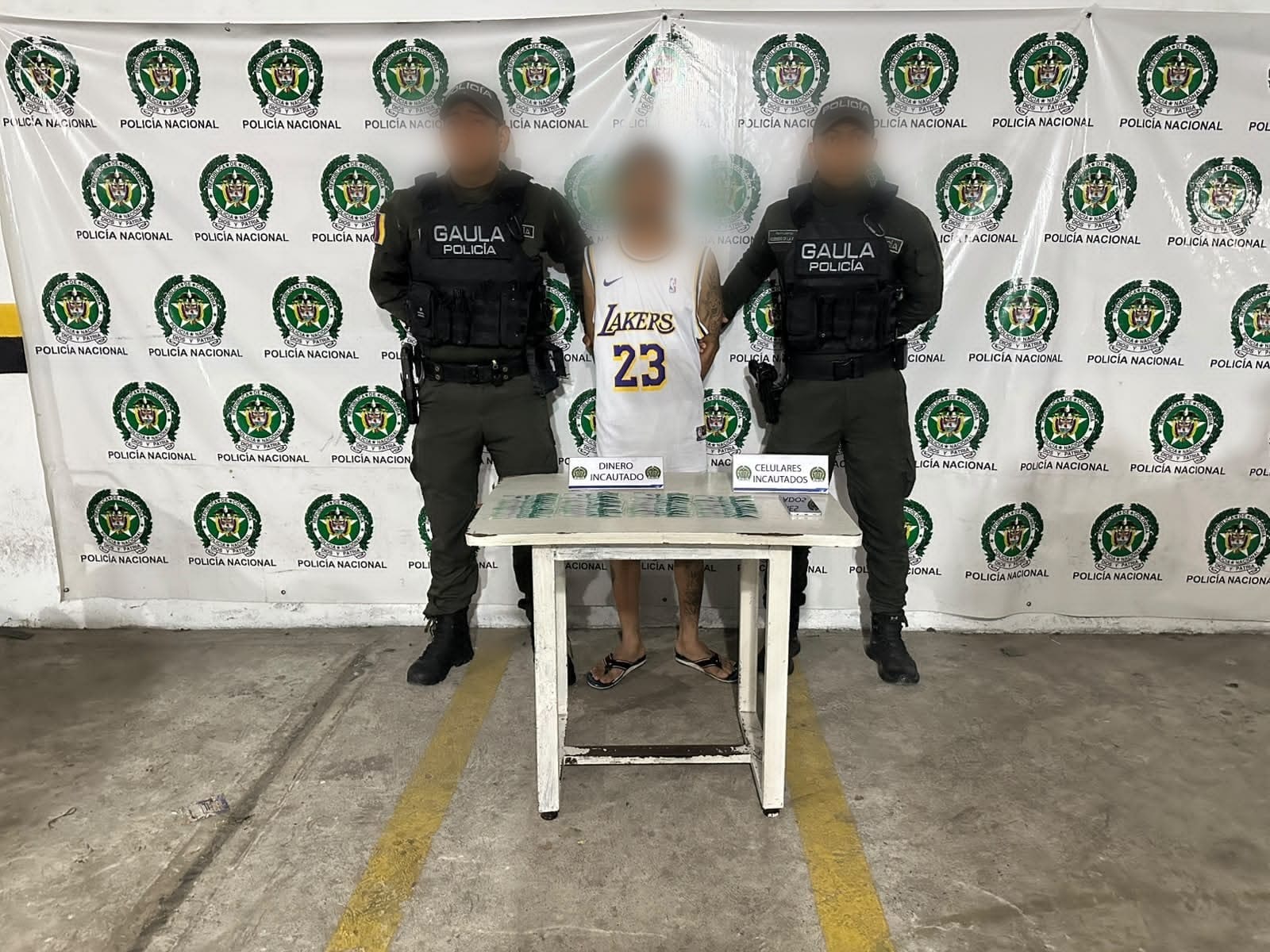 Capturan en flagrancia a presunto extorsionista en el barrio Rebolo, en Barranquilla