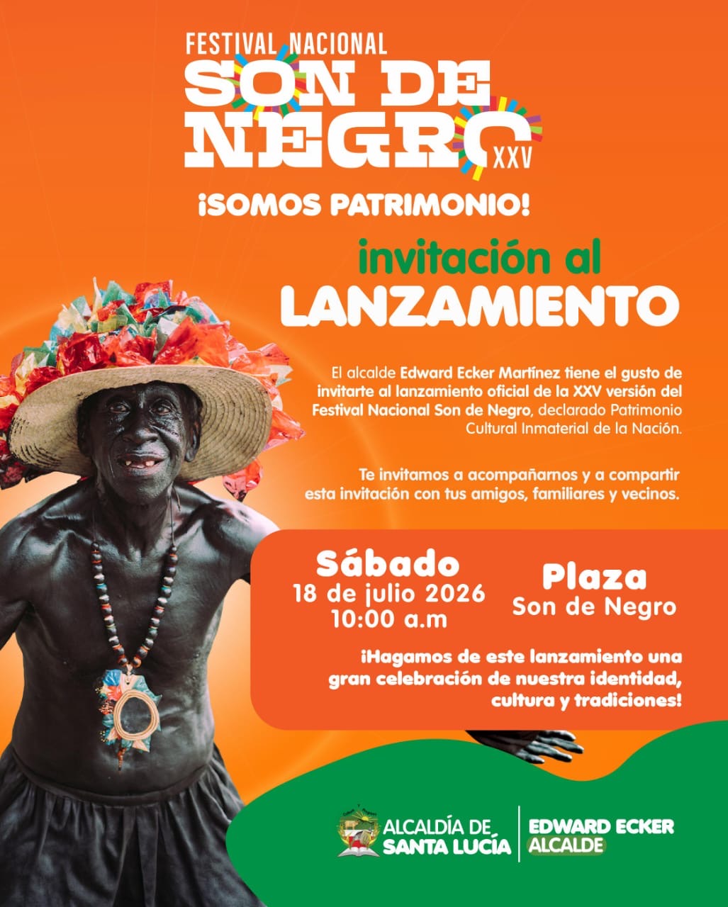 Santa Lucía dará inicio a la XXV edición del Festival Nacional Son de Negro