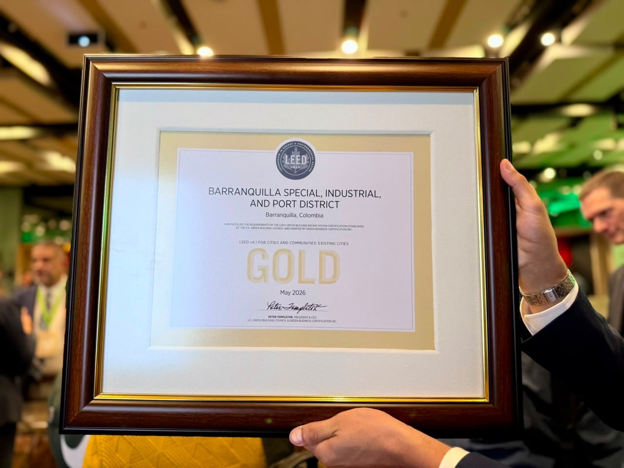 Barranquilla recibe certificación LEED Gold y se convierte en ciudad sostenible de referencia en Suramérica