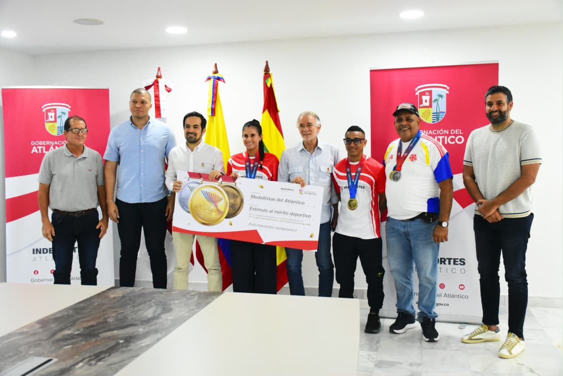 Gobernación del Atlántico entrega $27,5 millones a medallistas de los Juegos Centroamericanos