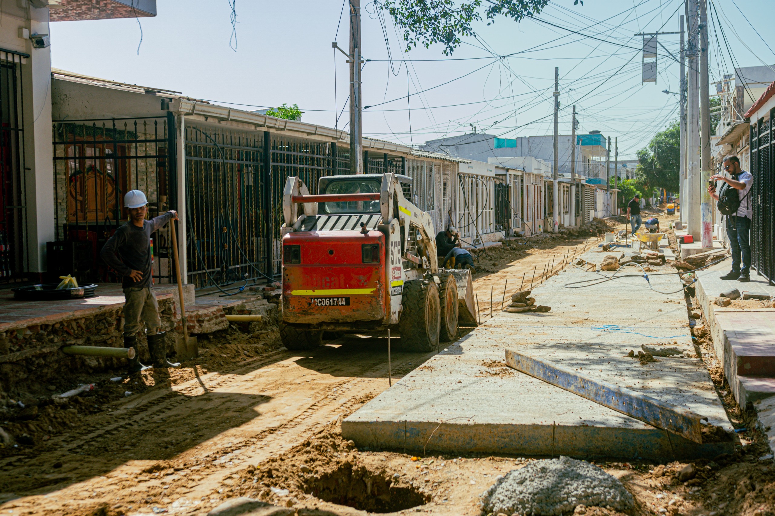 Avanza transformación integral del barrio Sitio Hermoso en Soledad