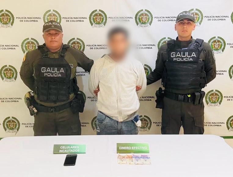 Capturan a alias ‘Gael’ cuando recibía dinero de una presunta extorsión en Palmar de Varela