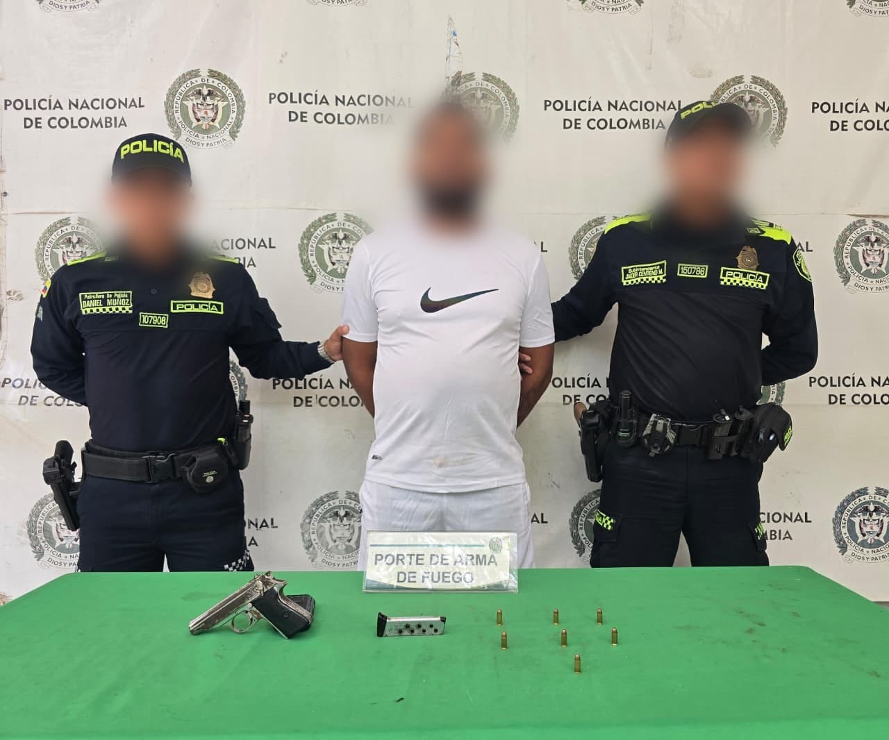 Capturan a alias ‘Jefer’ en Carrizal por porte ilegal de arma de fuego