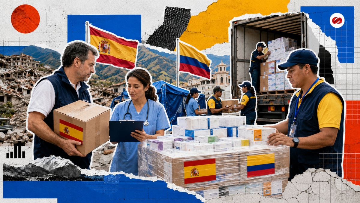 España dona más de 95.000 medicamentos a Colombia para atender a afectados por el terremoto