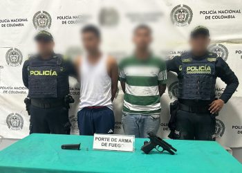 Capturan a dos presuntos delincuentes en el suroccidente de Barranquilla: les incautaron un arma de fuego